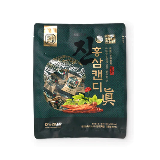 AUTHENTIC KOREAN RED GINSENG CANDY JIN 200g