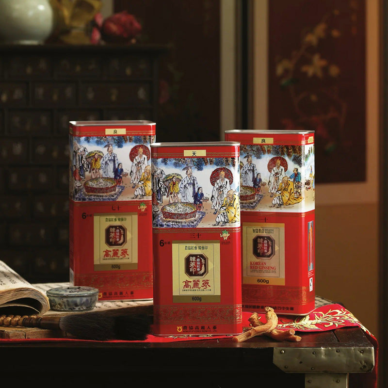 Korean Red Ginseng Root/ Cut Grade 600g