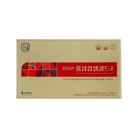Korean Red Ginseng Capsule Gold 650mg*120 caps