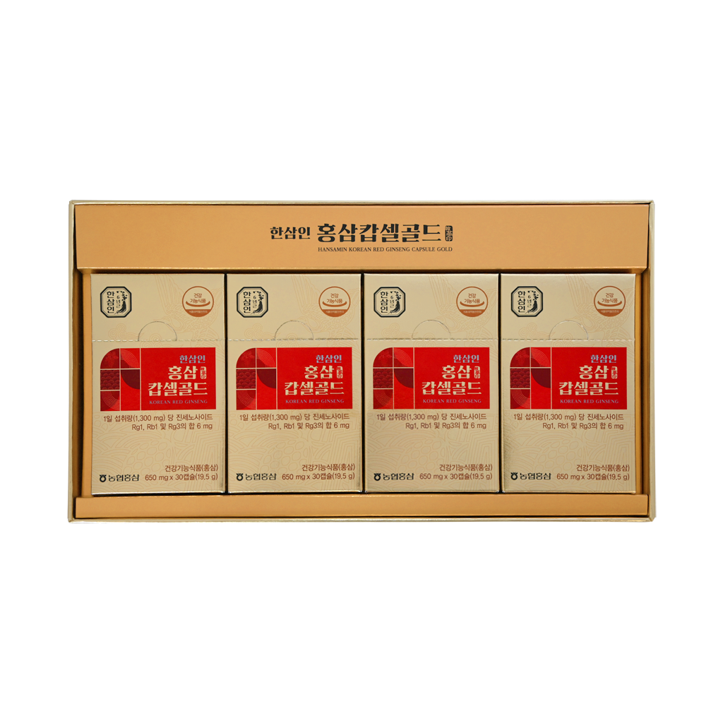 Korean Red Ginseng Capsule Gold 650mg*120 caps