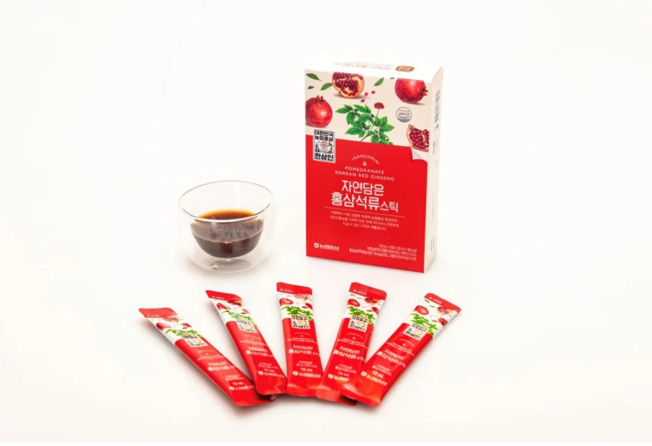 Pomegranate with Korean Red Ginseng 10ml x 30 stick pouches / 30 days serving