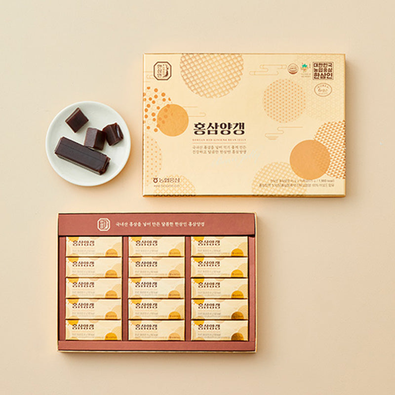 Korean Red Ginseng Red Bean Jelly (45g x 15ea)