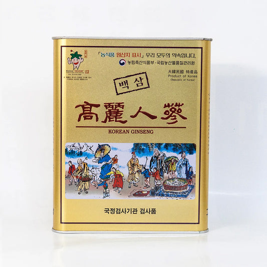 Top Grade 6-Year-Old Korean Ginseng (Dried White Ginseng) / 300g 15 Roots