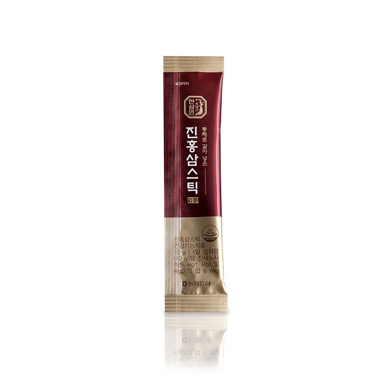 Whole Root Korean Red Ginseng Stick / 10g x 30 sticks