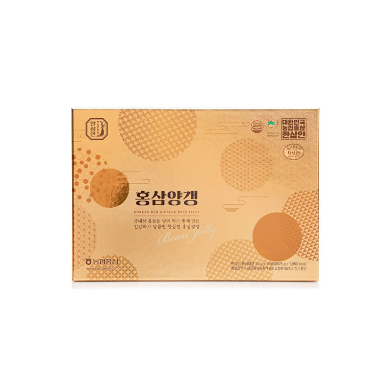 Korean Red Ginseng Red Bean Jelly (45g x 15ea)