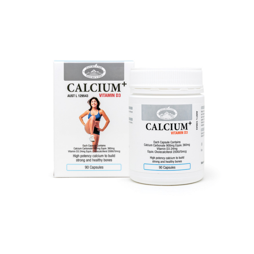[Nature's Top] Calcium Plus Vitamin D3 *90caps