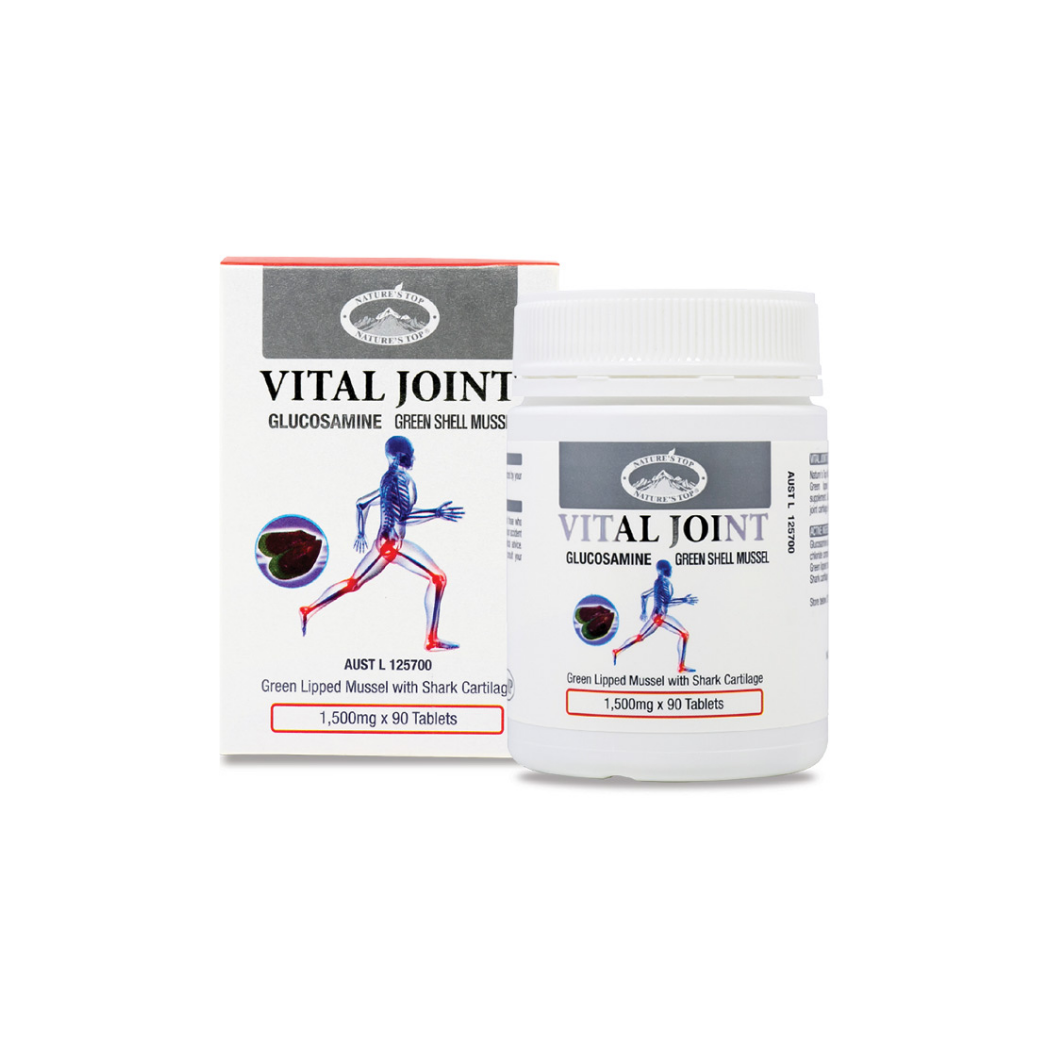 [Nature's Top] Vital Joint (Glucosamine, Green shell mussel) 1,500mg *90caps