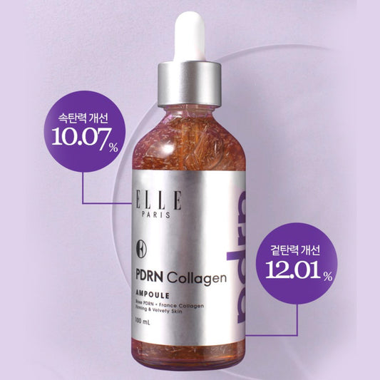 [K-beauty] ELLE PARIS PDRN Collagen Melting Thread Elasticity Ampoule 100ml