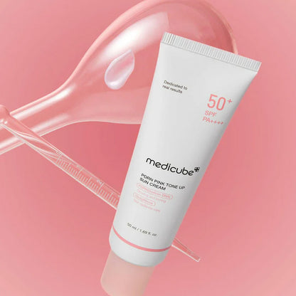 [K-beauty] Medicube PDRN PINK UV TONE UP Sun Cream ( SPF50+/ PA++++) 50ml