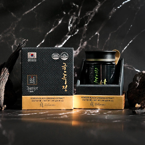Korean Black Ginseng Extract 240g (8.4oz) / 80days Serving / Free Fast Express Shipping