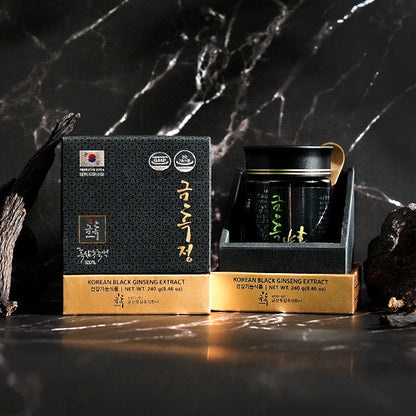 Korean Black Ginseng Extract 240g (8.4oz) / 80days Serving / Free Fast Express Shipping