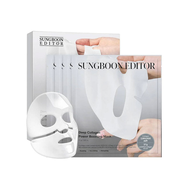 [K-beauty] SUNGBOON EDITOR Deep Collagen Power Boosting Mask (sbedt) 37g*4ea