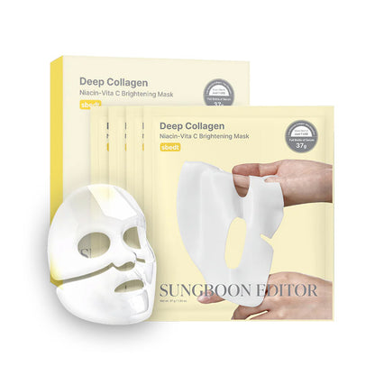 [K-beauty] SUNGBOON EDITOR Deep Collagen Niacin Vita C Brightening Mask (sbedt) 37g *4ea