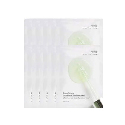 [K-beauty] SUNGBOON EDITOR GREEN TOMATO PORE LIFTING AMPOULE MASK 10 Sheets