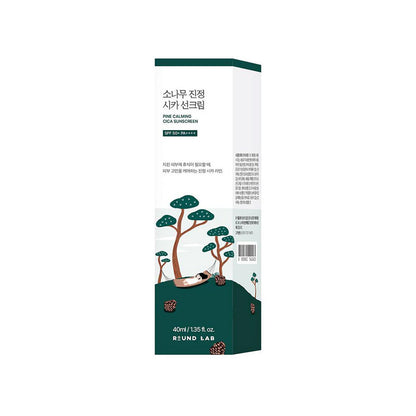 [K-beauty] Round LAB PINE CALMING CICA Sunscreen 40ml (SPF 50+/ PA++++)