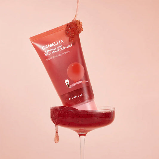 [K-beauty] Round LAB Camellia  DEEP COLLAGEN JELLY Mask CLEANSER 150ml