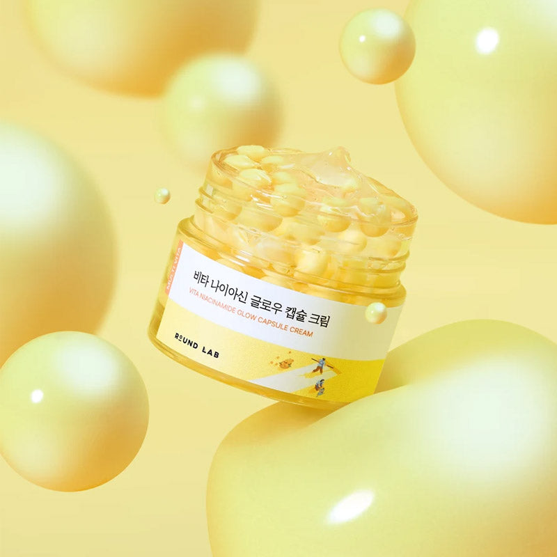 [K-beauty] Round LAB VITA NIACINAMIDE GLOW CAPSULE Cream  50ml