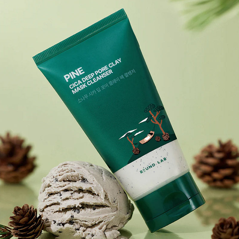 [K-beauty] Round LAB PINE CICA DEEP PORE CLAY MASK Cleanser 150ml