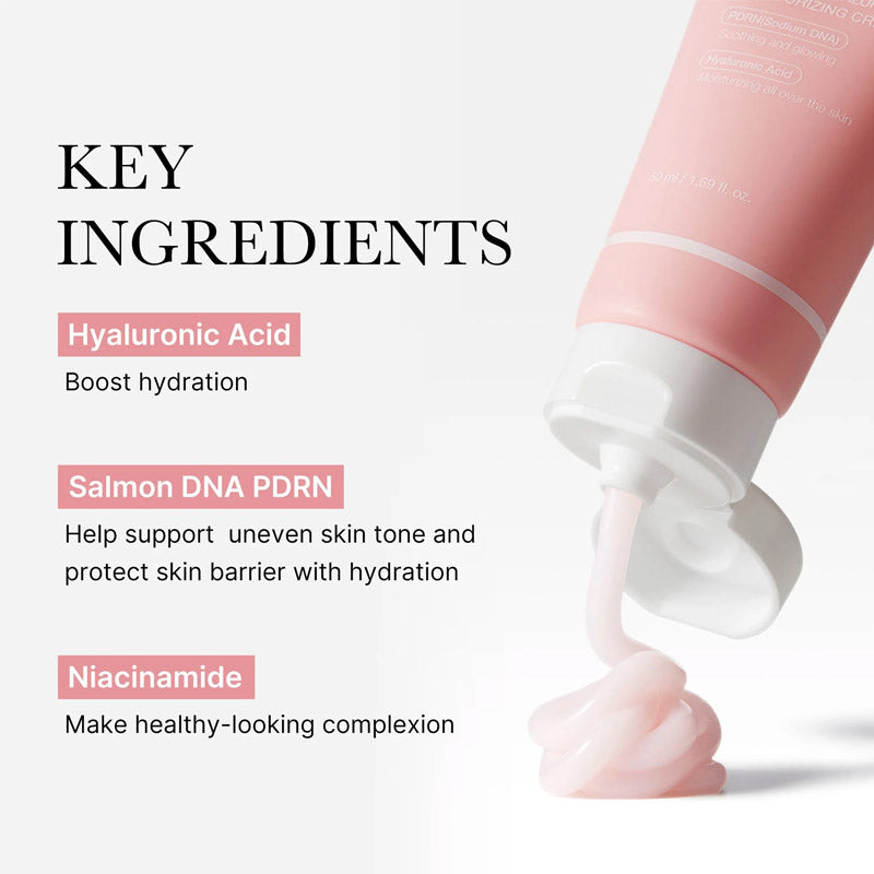[K-beauty] Medicube PDRN PINK HYALURONIC MOISTURIZING CREAM double Gift Set (50ml+50ml)
