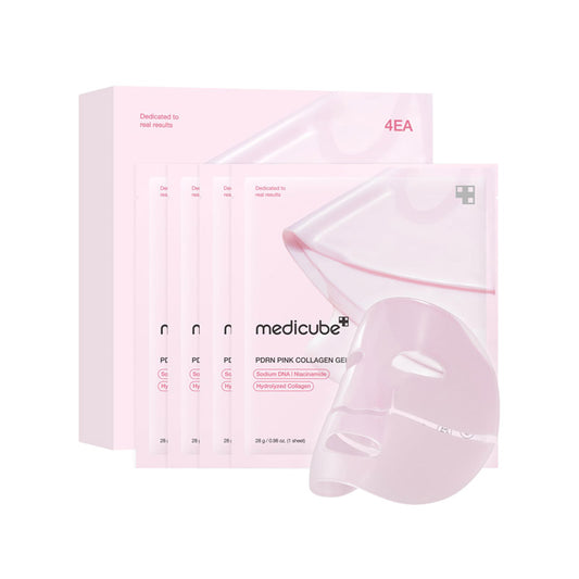 [K-beauty] Medicube PDRN PINK Collagen GEL Mask (4ea)