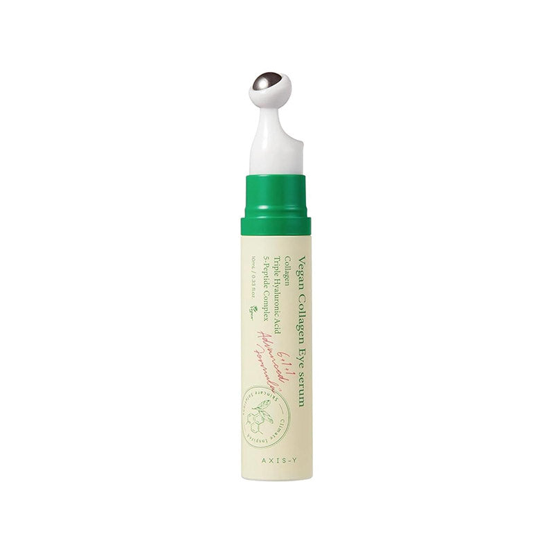 [K-beauty] AXIS-Y Vegan Collagen EYE SERUM  (Collagen,  Triple Hyaluronic Acid & 5-Peptide Complex) 10ml