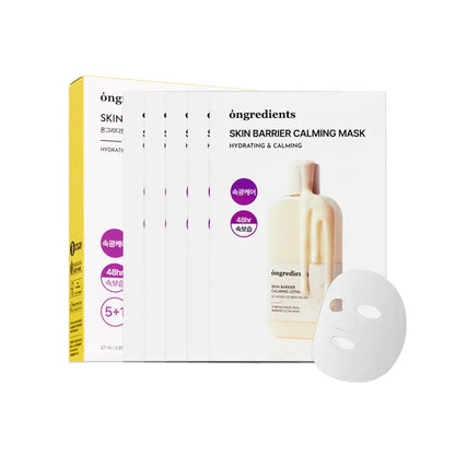 [K-beauty] ONGREDIENTS SKIN BARRIER CALMING MASK (6 sheets)