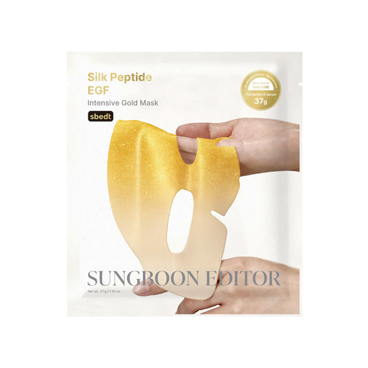 [K-beauty] SUNGBOON Editor Silk PEPTIDE EGF Intensive GOLD MASK (sbedt) 4ea