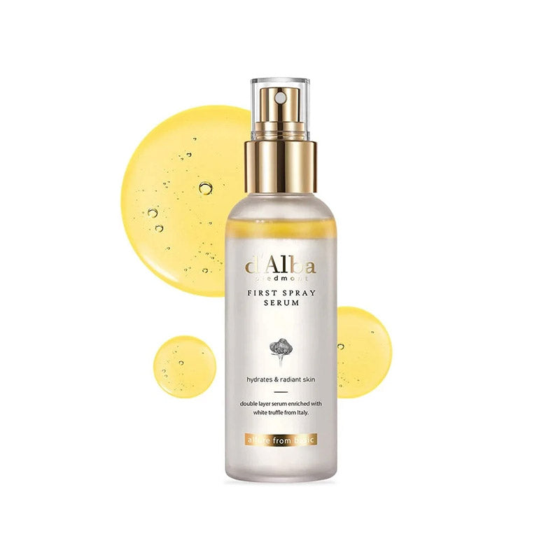 [K-beauty] d'Alba Piedmont First Spray SERUM double layer serum enriched with White Truffle from ITALY for hydrated & radiant skin 100ml