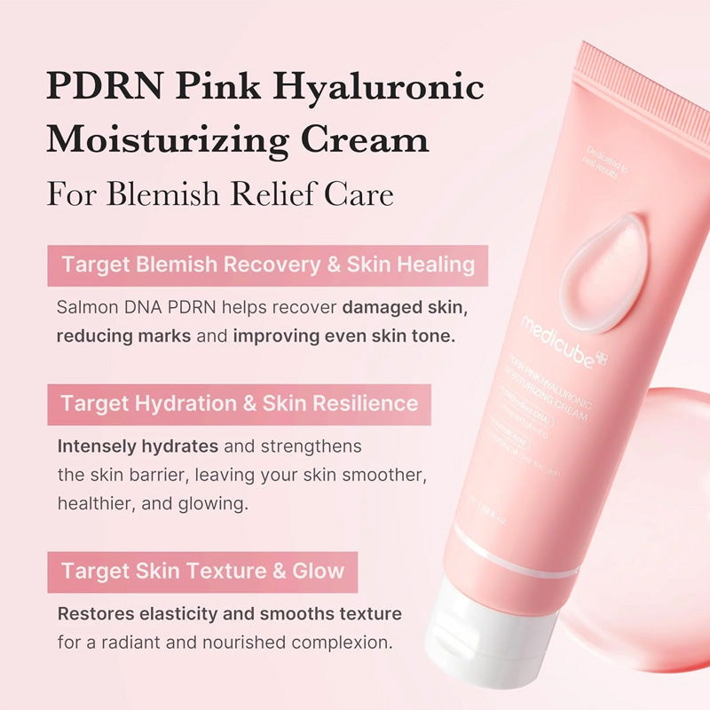 [K-beauty] Medicube PDRN PINK HYALURONIC Moisturizing Cream 50ml