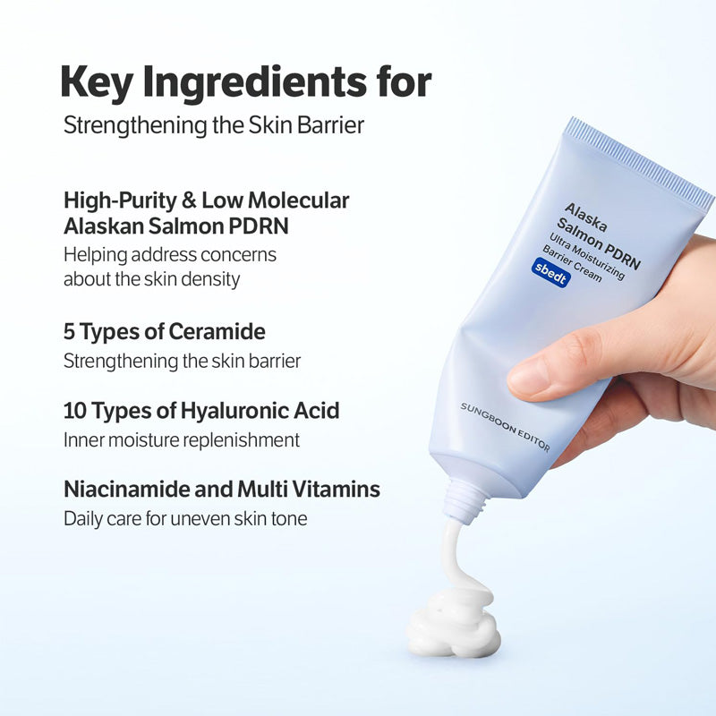 [K-beauty] SUNGBOON EDITOR Alaska Salmon PDRN Ultra Moisturizing Barrier Cream (sbedt) 50ml
