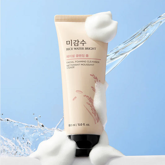 [K-beauty] THE FACE SHOP Rice Bran Facial Foaming Cleanser 150ml