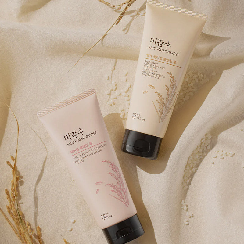 [K-beauty] THE FACE SHOP Rice Bran Facial Foaming Cleanser 150ml