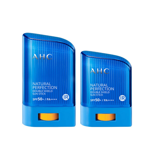 [K-beauty] AHC Natural Perfection DOUBLE SHIELD SUN STICK (SPF 50+/ PA++++) Smooth & Light Texture UV/ IR Double Shield