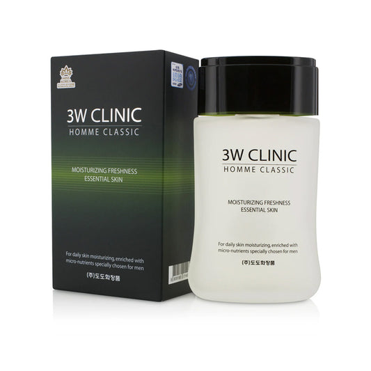 [K-beauty] 3W CLINIC HOMME CLASSIC Moisturizing Freshness Essential SKIN