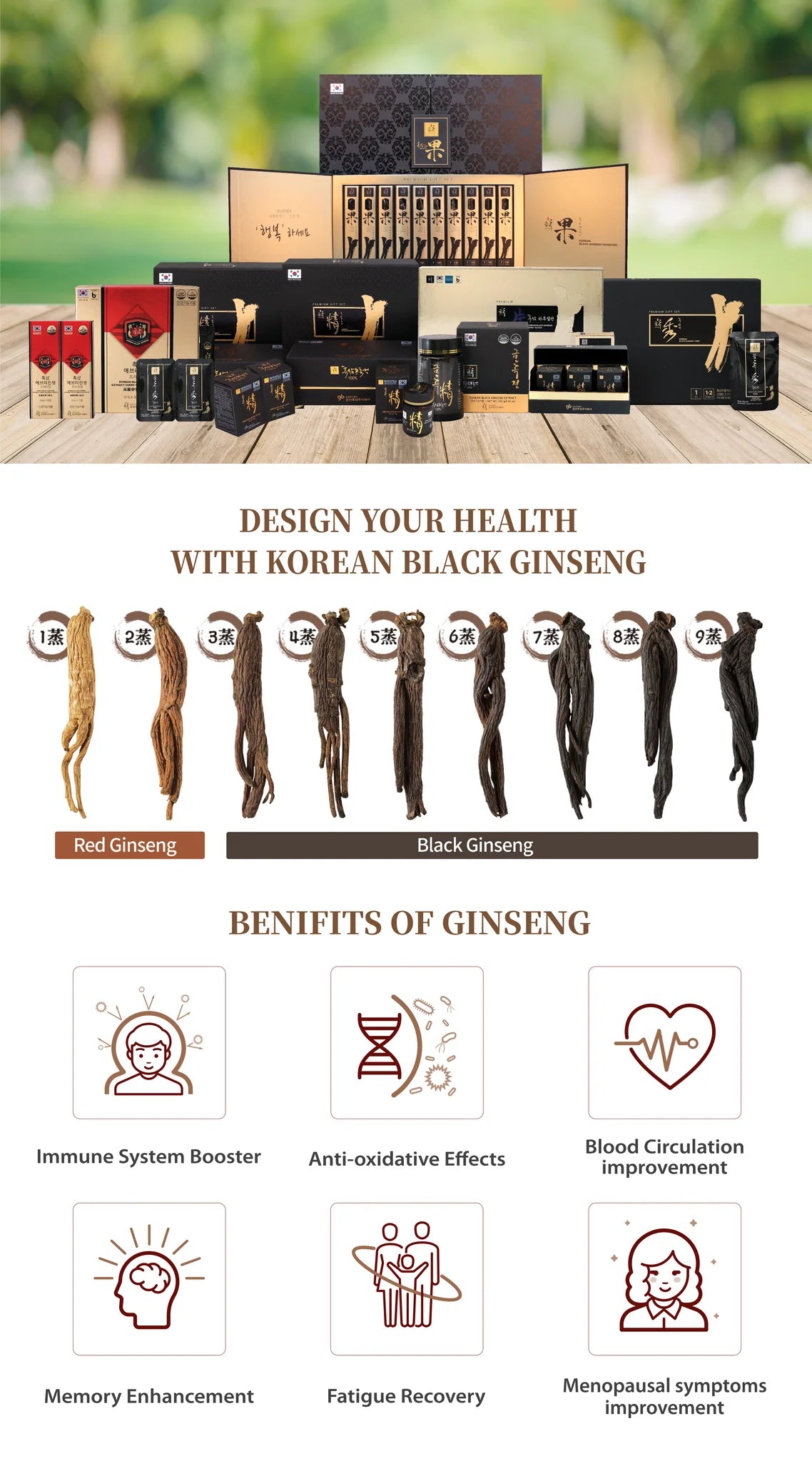 Korean Black Ginseng Extract 240g (8.4oz) / 80days Serving / Free Fast Express Shipping