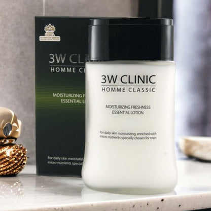 [K-beauty] 3W CLINIC HOMME CLASSIC Moisturizing Freshness Essential LOTION