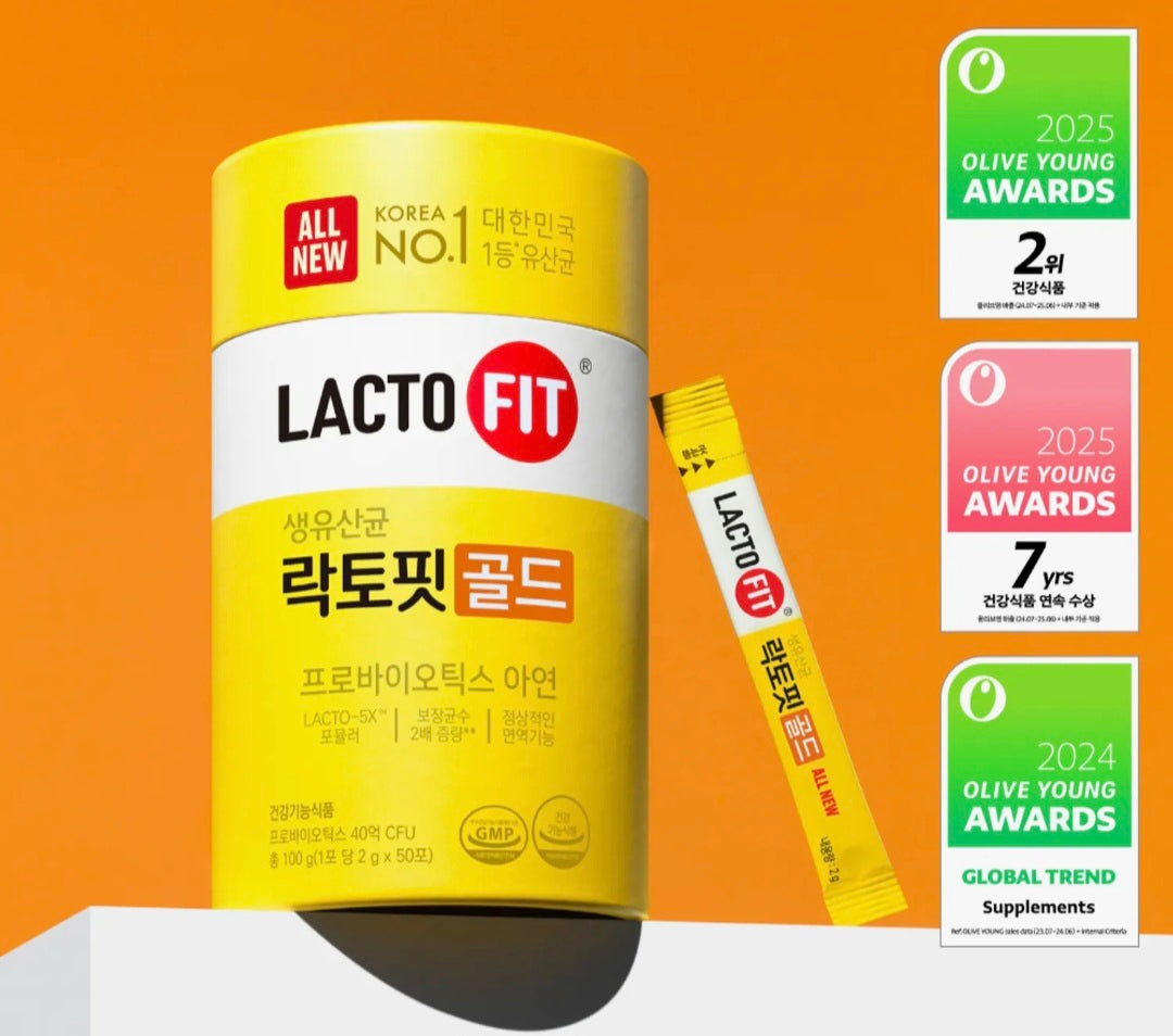 [ChongKunDang] Lacto-FIT Probiotics GOLD 50 sticks (50- days supply)