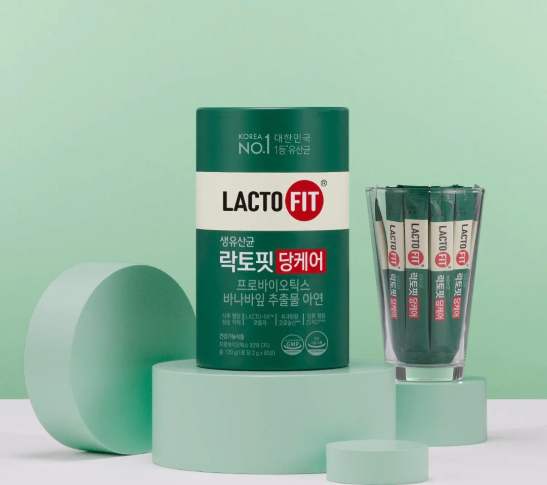 [ChongKunDang] Lacto-FIT Probiotics SUGAR CARE 60 sticks (2-months supply)