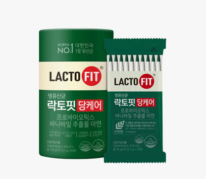 [ChongKunDang] Lacto-FIT Probiotics SUGAR CARE 60 sticks (2-months supply)