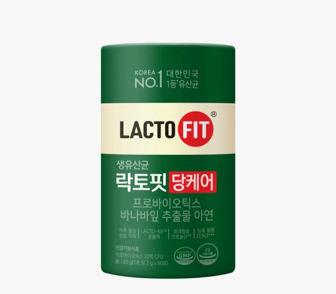 [ChongKunDang] Lacto-FIT Probiotics SUGAR CARE 60 sticks (2-months supply)