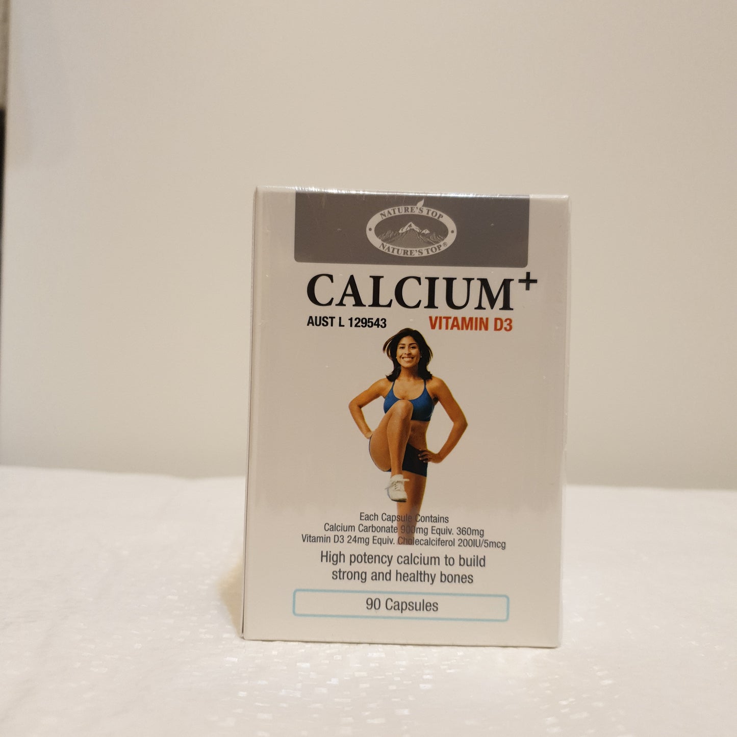 [Nature's Top] Calcium Plus Vitamin D3 *90caps