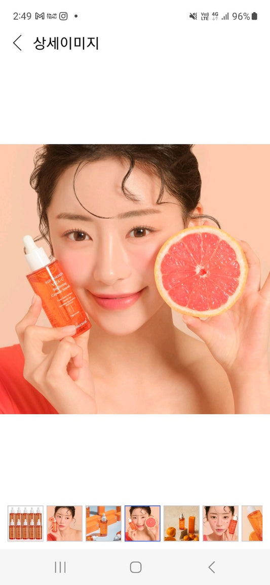 [K-beauty] Dermashare Red Tangerine VITA-C Brightening Capsule Ampoule