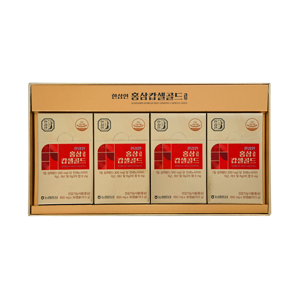 [Hansamin] Korean Red Ginseng Capsule Gold 650mg*120 caps