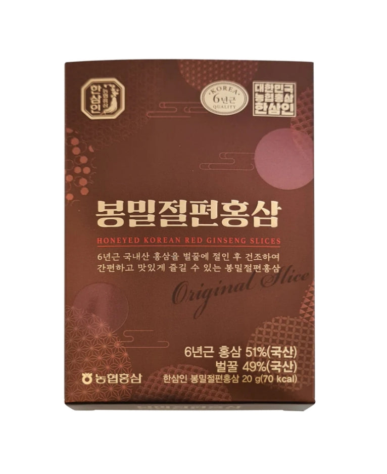 [Hansamin] Honeyed Korean Red Ginseng Slices 20g x 6packs