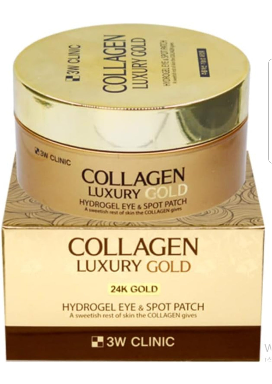 [K-beauty] 3W CLINIC Collagen Luxury Gold Hydrogel Eye & Spot Patch 1pack (60pcs)