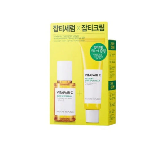 [K-Beauty] Nature Republic Vitapair C Dark Spot Serum Cream Special Set