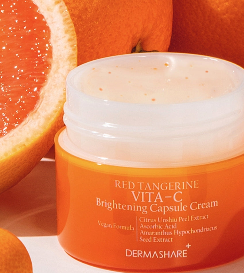 [K-beauty] Dermashare Red Tangerine VITA-C Brightening Capsule Cream