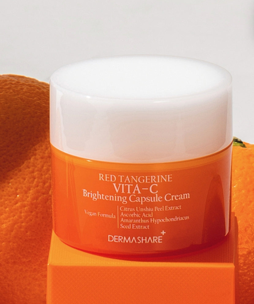 [K-beauty] Dermashare Red Tangerine VITA-C Brightening Capsule Cream