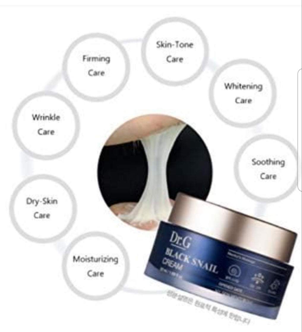 [K-beauty] Dr. G Black Snail Cream (All in one Anti-Aging Cream)