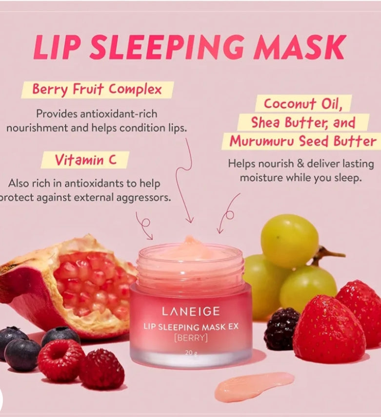 [K-beauty] LANEIGE LIP SLEEPING MASK EX [BERRY] 20g